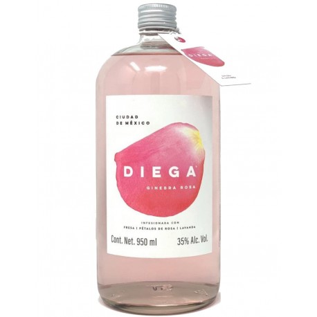 Ginebra Diega Rosa - 950ml