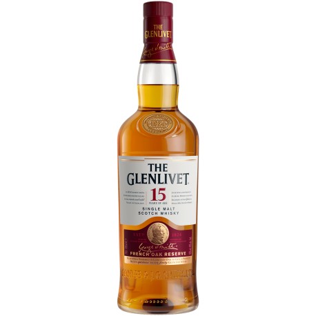 Whisky The Glenlivet Single Malt 15 An?os - 750 ml