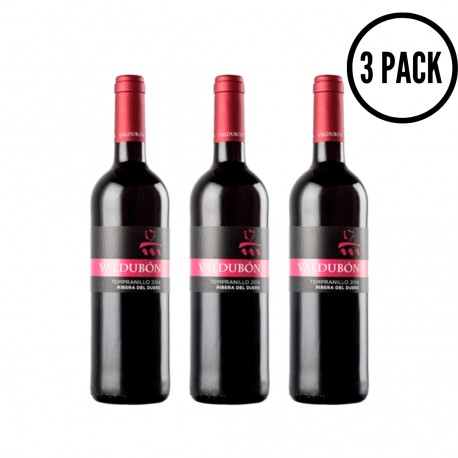 3 PACK - Vino Tinto Valdubón Cosecha - 750 ml