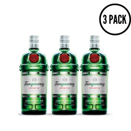 3 PACK - Ginebra Tanqueray London Dry - 750 ml