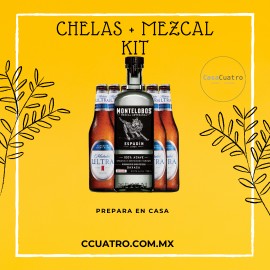 Chelas + Mezcal KIT (Montelobos)