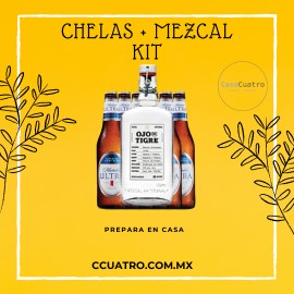 Chelas + Mezcal KIT (Ojo de Tigre)