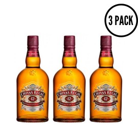 3 PACK - Whisky Chivas Regal 12 años - 750 ml
